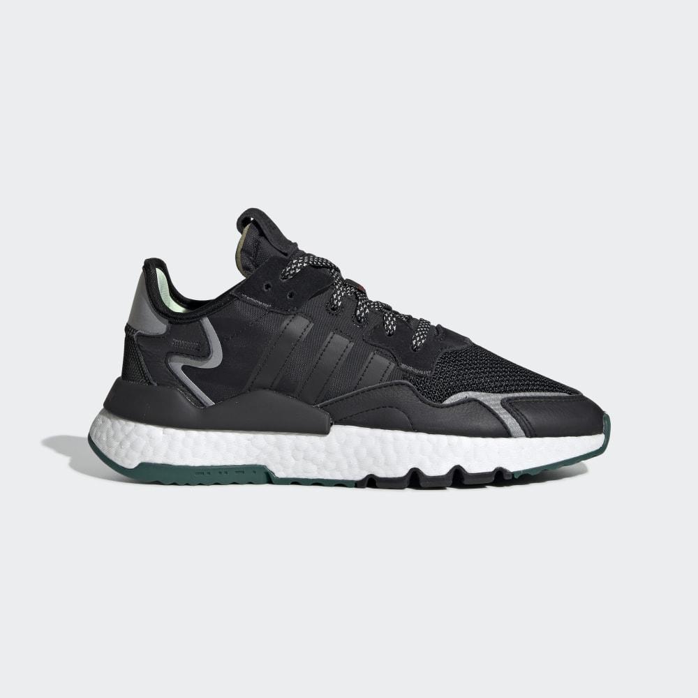 Adidas Women's Nite Jogger Originals Shoes Black/Dark Grey Ireland EE5914